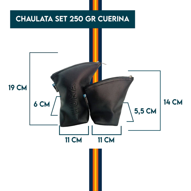 Chaulata set 250 gr yerbero + azucarero