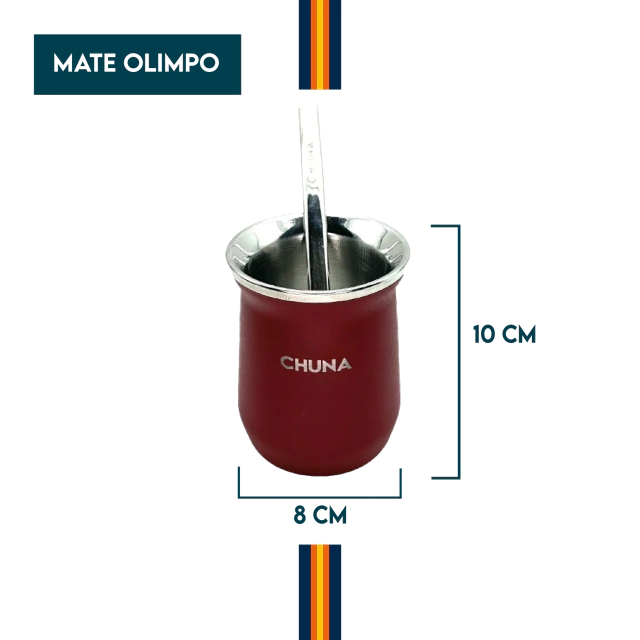 Mate Olimpo acero inoxidable