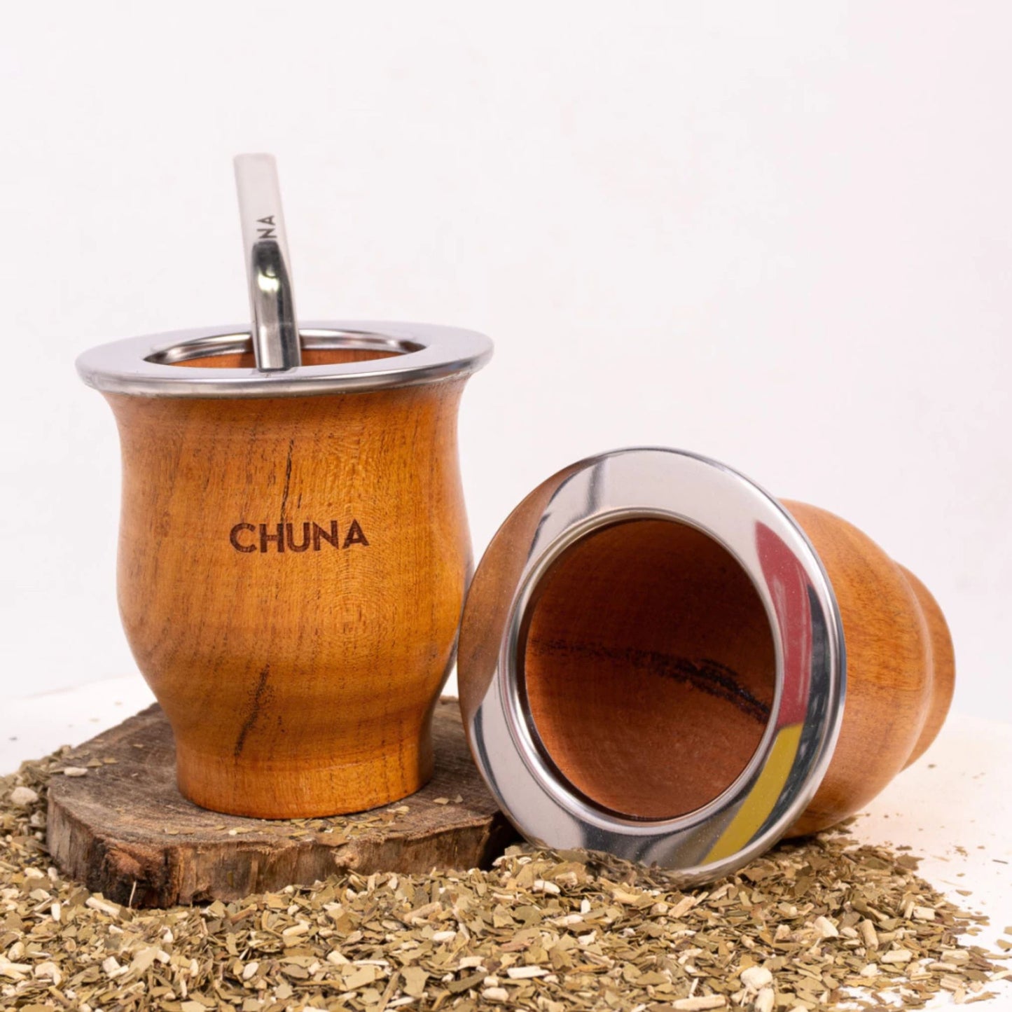 MATE MADERA Y ACERO INOXIDABLE NEPTUNO