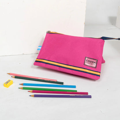 ESTUCHE TRIPLE FRAMBUESA