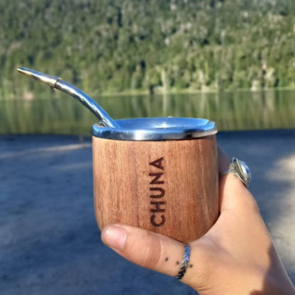 MATE ACERO INOXIDABLE Y MADERA JANOS