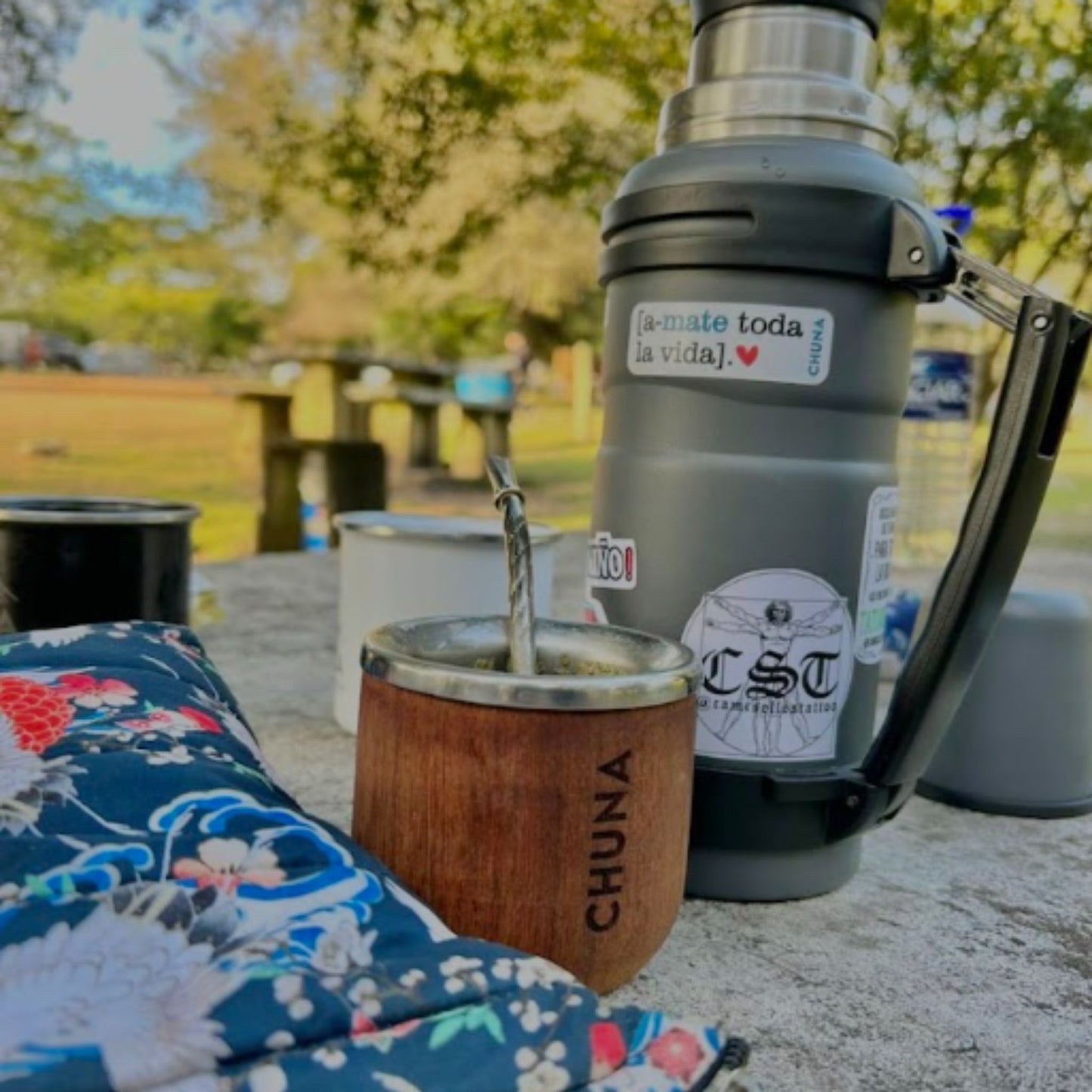 MATE ACERO INOXIDABLE Y MADERA JANOS