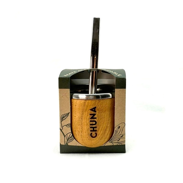 Mate Janos acero inoxidable y madera