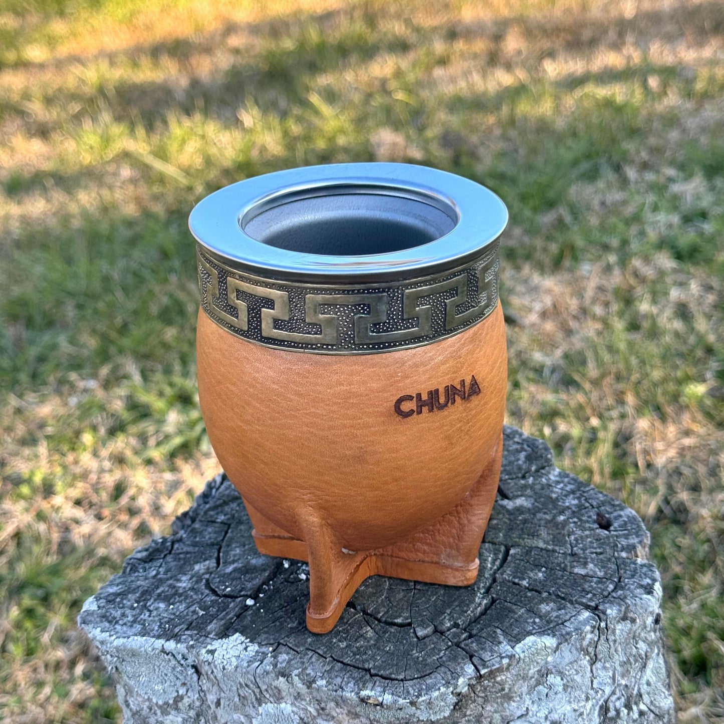 MATE AQUILES IMPERIAL DE CUERO TÉRMICO