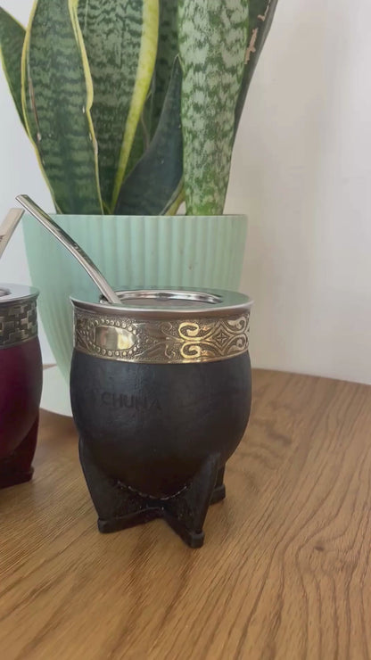 MATE AQUILES IMPERIAL DE CUERO TÉRMICO