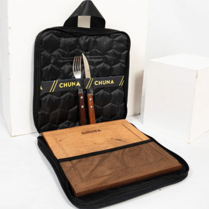 SET ASADO RIO CON ESTUCHE